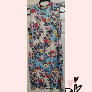 🌺Sleeveless Floral Stretchy Midi Dress